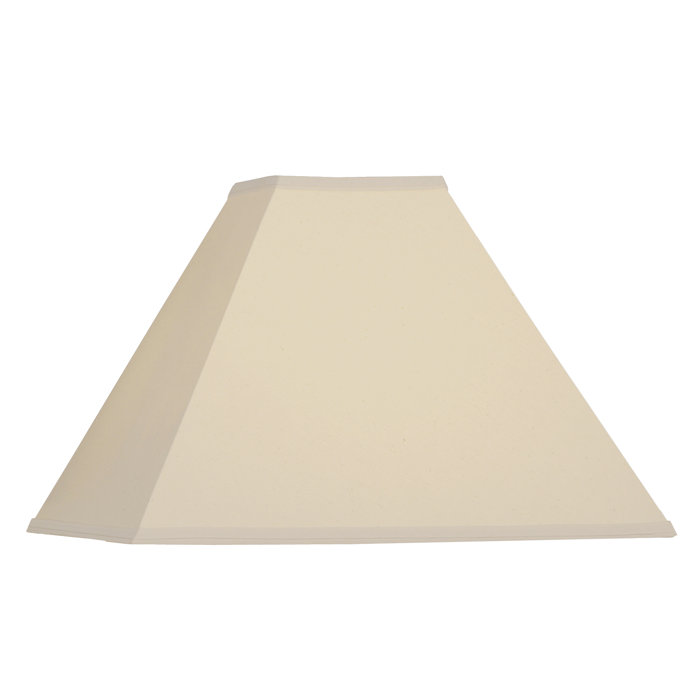 Medallion Lighting 9.5'' H x 14'' W Linen Square Lamp Shade ( Spider